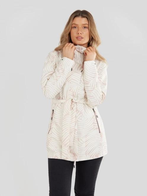 Fundango Regina Waterproof Trench Jacket for women in pink 2