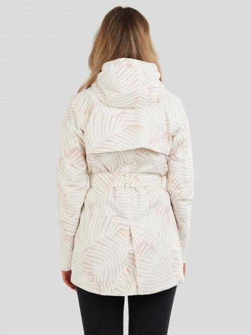 Fundango Regina Waterproof Trench Jacket for women in pink 3
