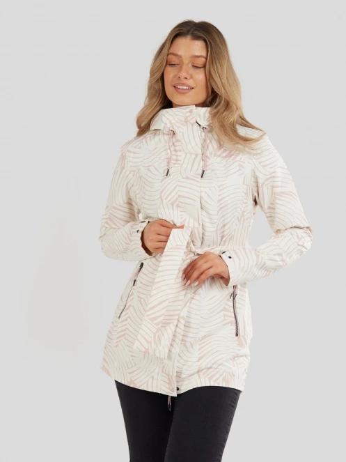 Fundango Regina Waterproof Trench Jacket for women in pink 5