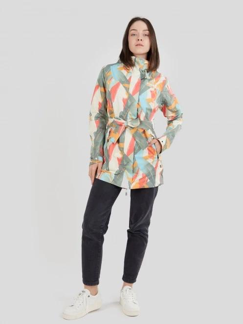 Fundango Regina Waterproof Trench Jacket for women in multicolor 4