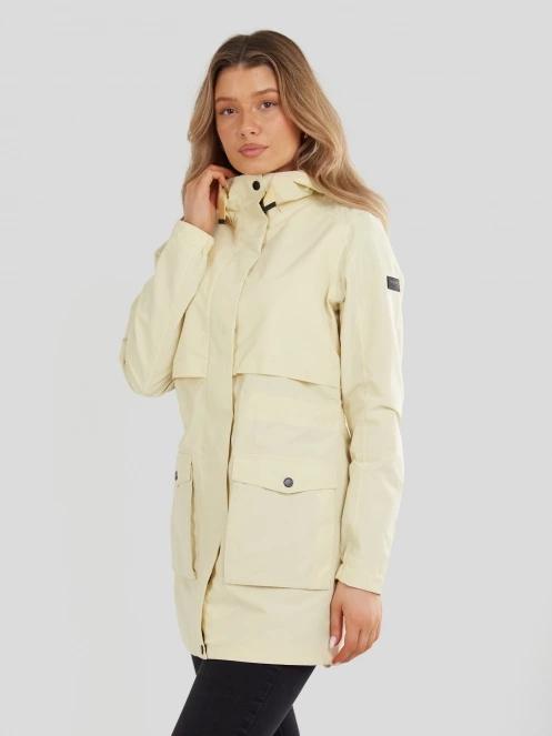 Fundango Zhuri Waterproof Jacket for women in yellow 2
