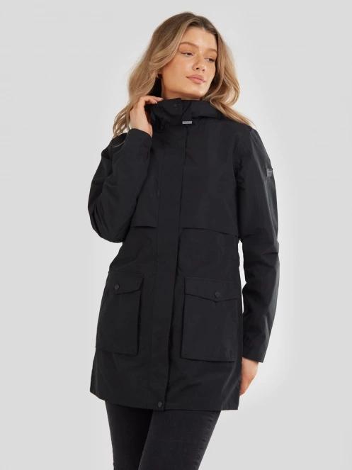 Fundango Zhuri Waterproof Jacket women raincoat black Fundango
