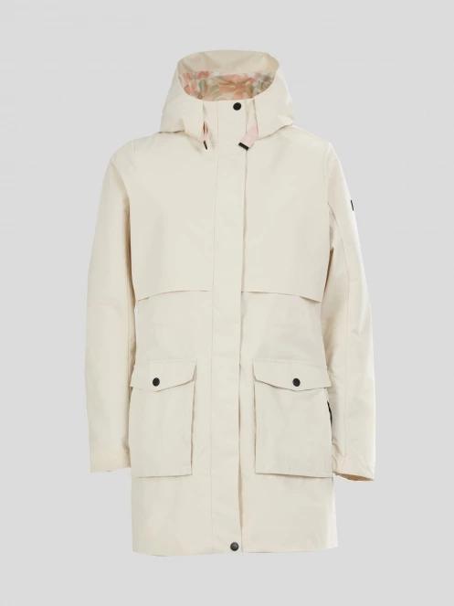 Fundango Zhuri Waterproof Jacket for women in sand 10