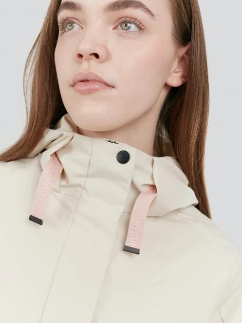 Fundango Zhuri Waterproof Jacket for women in sand 6