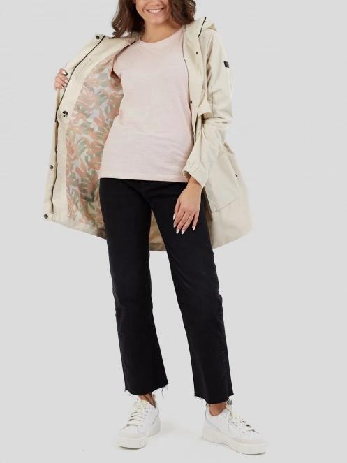 Fundango Zhuri Waterproof Jacket for women in sand 9