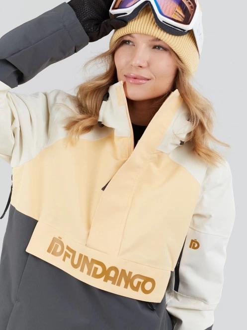 Fundango Birch ECO Logo Anorak for women in yellow 5