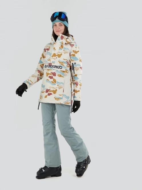 Fundango Birch ECO Logo Anorak for women in sand 4