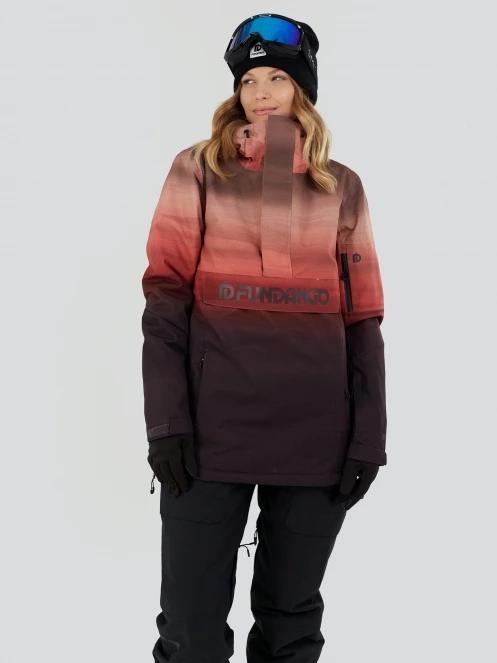 Fundango Birch ECO Logo Anorak for women in pink 2