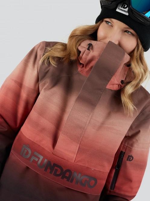 Fundango Birch ECO Logo Anorak for women in pink 6