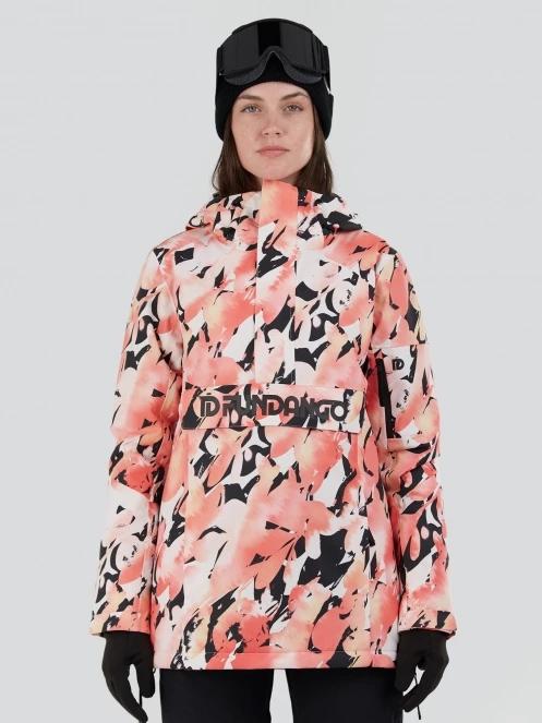 Fundango Birch ECO Logo Anorak for women in pink 2