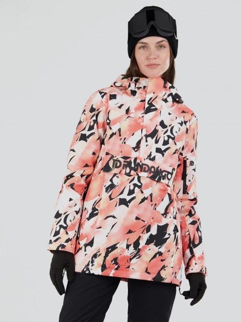Fundango Birch ECO Logo Anorak for women in pink 5