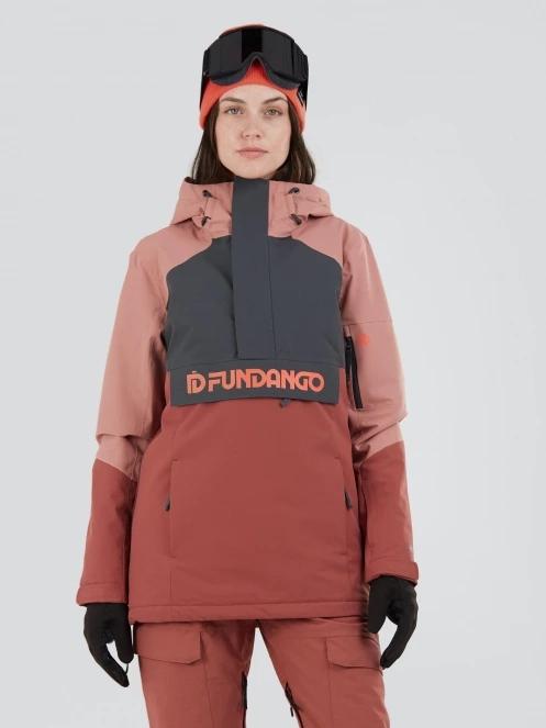 Fundango Birch ECO Logo Anorak for women in pink 2