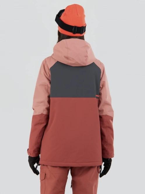 Fundango Birch ECO Logo Anorak for women in pink 3