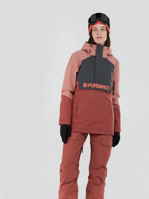 Fundango Birch ECO Logo Anorak for women in pink 5
