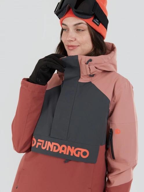 Fundango Birch ECO Logo Anorak for women in pink 6