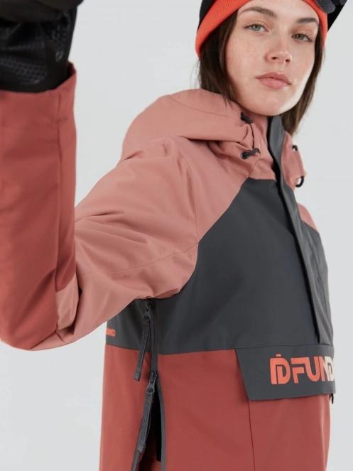 Fundango Birch ECO Logo Anorak for women in pink 7