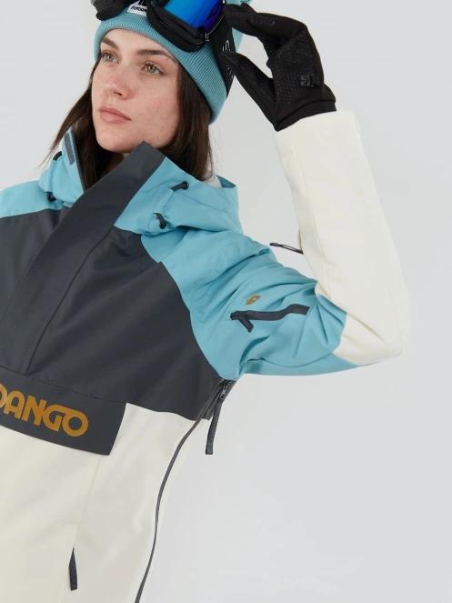 Fundango Birch ECO Logo Anorak for women in light blue 6