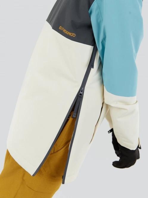 Fundango Birch ECO Logo Anorak for women in light blue 7