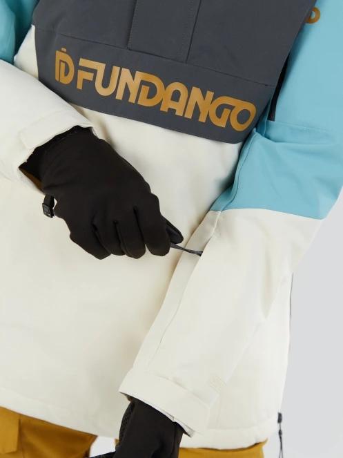 Fundango Birch ECO Logo Anorak for women in light blue 8