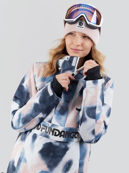 Fundango Birch ECO Logo Anorak for women in blue 6