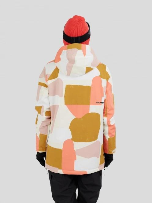 Fundango Birch ECO Logo Anorak for women in yellow 3