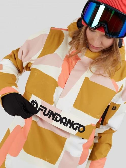 Fundango Birch ECO Logo Anorak for women in yellow 7