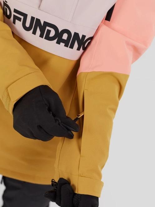 Fundango Birch ECO Logo Anorak for women in pink 8