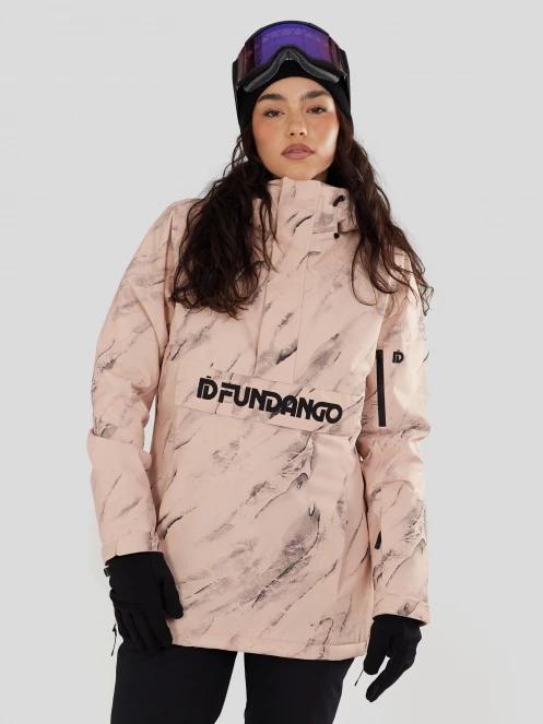 Fundango Birch ECO Logo Anorak for women in pink 2