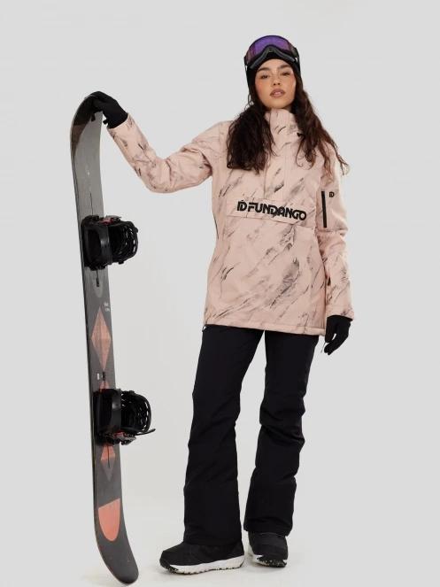 Fundango Birch ECO Logo Anorak for women in pink 4