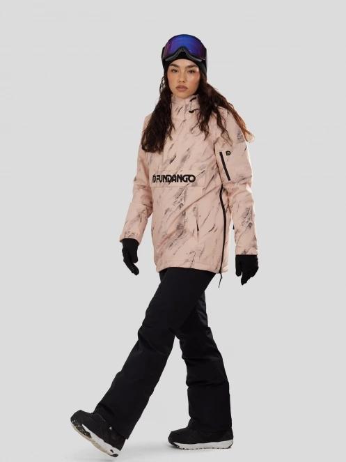 Fundango Birch ECO Logo Anorak for women in pink 5