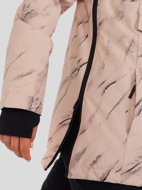Fundango Birch ECO Logo Anorak for women in pink 7