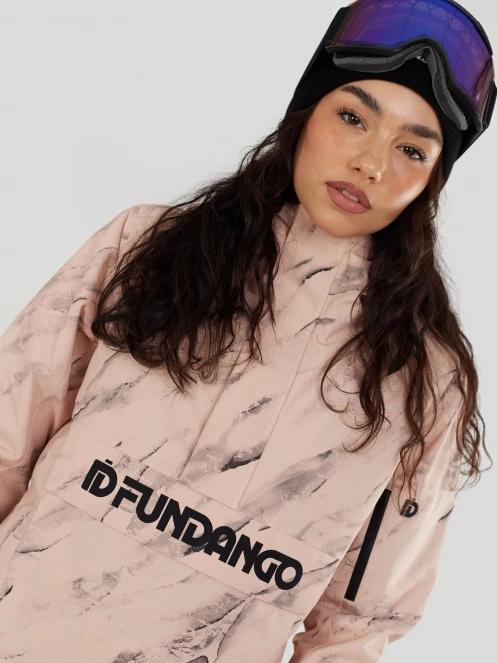 Fundango Birch ECO Logo Anorak for women in pink 8