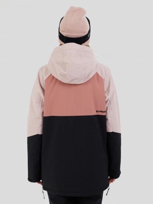 Fundango Birch ECO Logo Anorak for women in pink 3