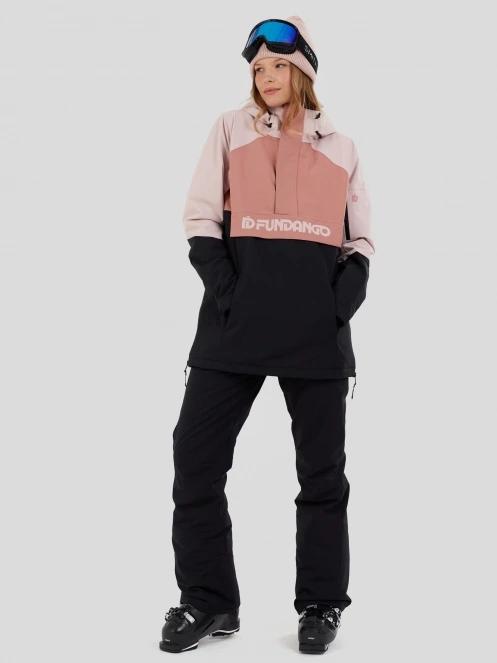 Fundango Birch ECO Logo Anorak for women in pink 4