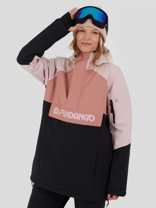 Fundango Birch ECO Logo Anorak for women in pink 6