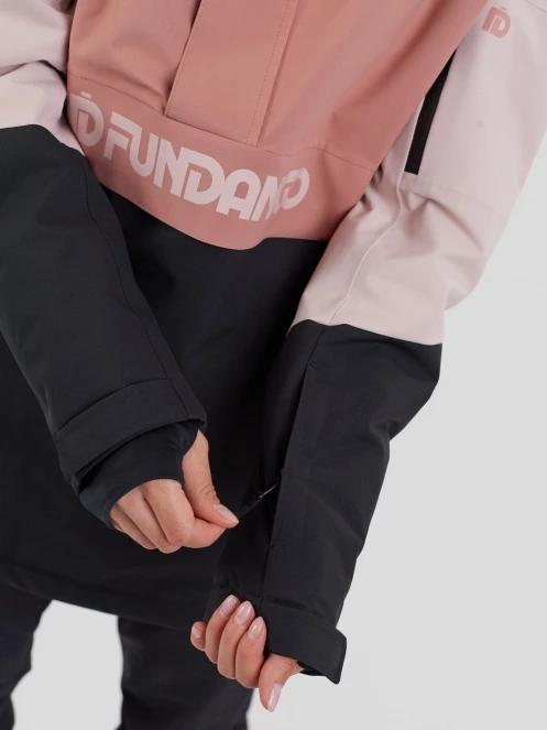 Fundango Birch ECO Logo Anorak for women in pink 7