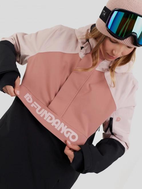 Fundango Birch ECO Logo Anorak for women in pink 8