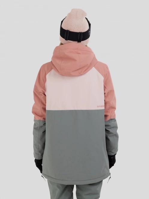 Fundango Birch ECO Logo Anorak for women in green 3