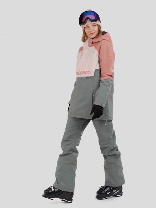 Fundango Birch ECO Logo Anorak for women in green 4