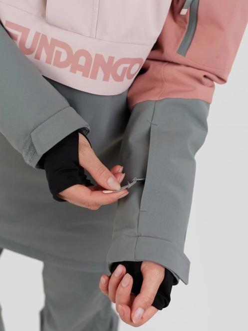Fundango Birch ECO Logo Anorak for women in green 9
