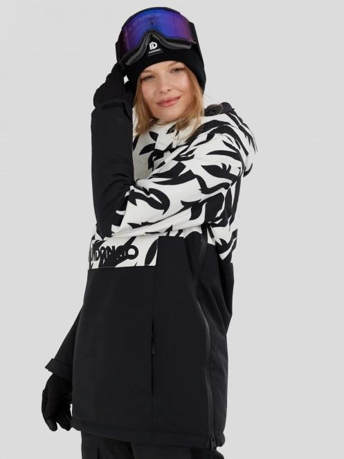 Fundango Birch ECO Logo Anorak for women in black 2