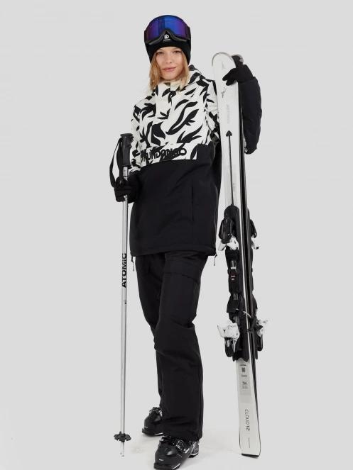 Fundango Birch ECO Logo Anorak for women in black 4