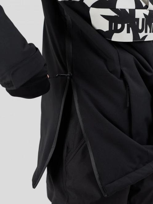 Fundango Birch ECO Logo Anorak for women in black 10