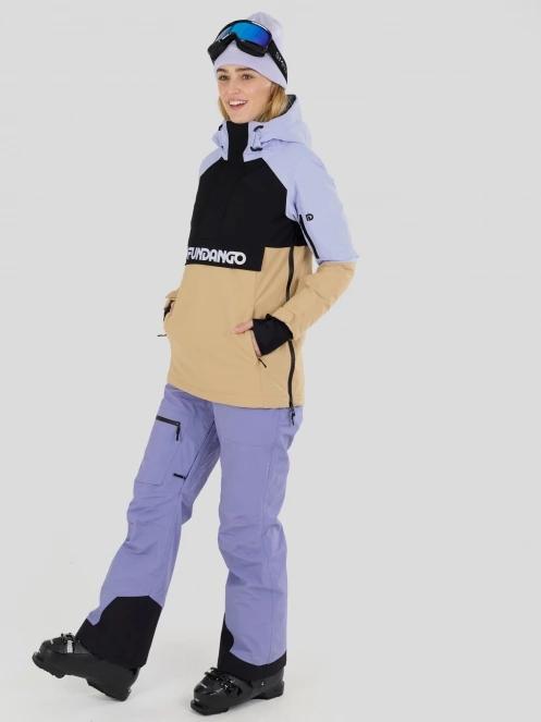 Fundango Birch ECO Logo Anorak for women in sand 4