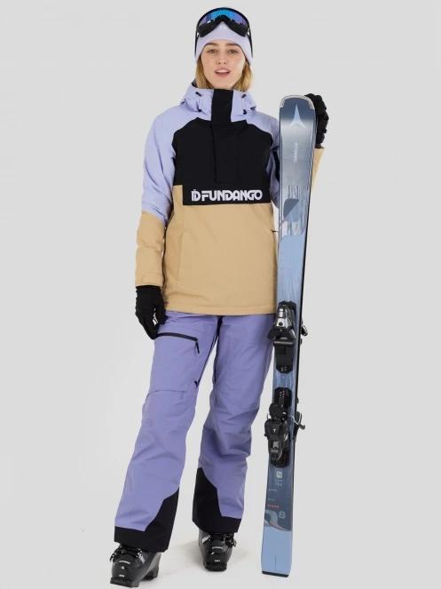 Fundango Birch ECO Logo Anorak for women in sand 5
