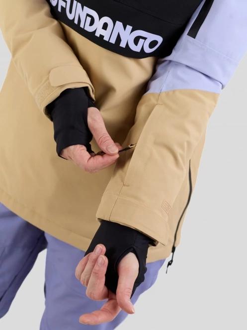 Fundango Birch ECO Logo Anorak for women in sand 7