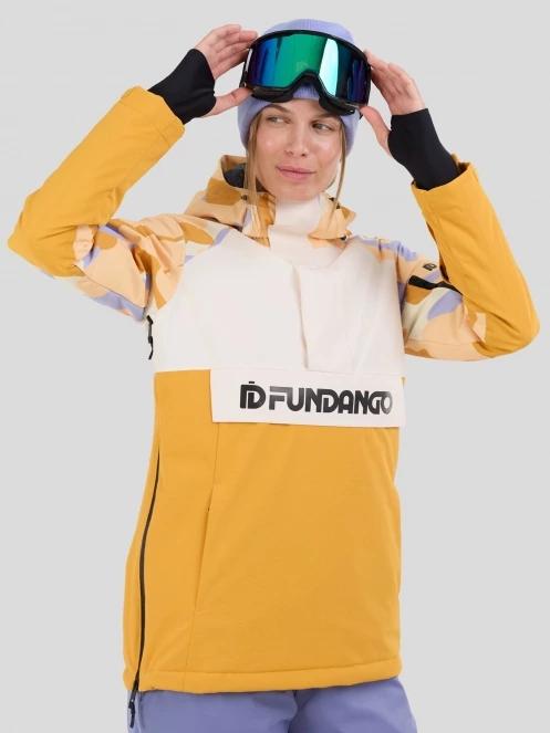 Fundango Birch ECO Logo Anorak for women in sand 2