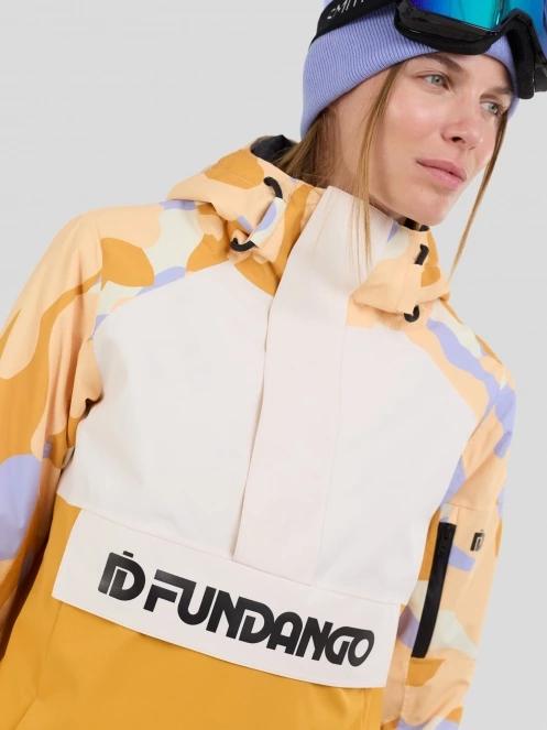 Fundango Birch ECO Logo Anorak for women in sand 6