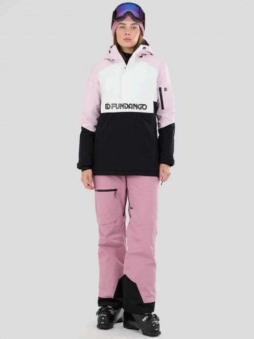Fundango Birch ECO Logo Anorak for women in purple 4