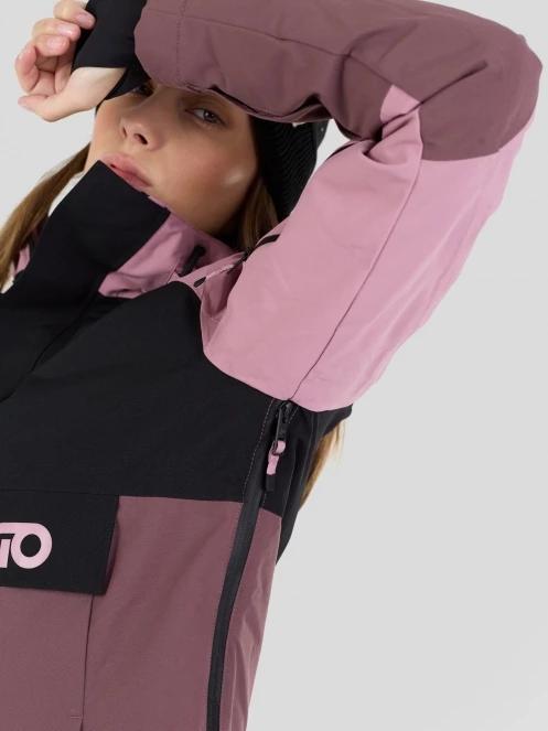 Fundango Birch ECO Logo Anorak for women in pink 11